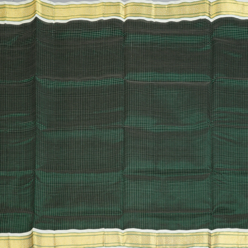 Hayagrivas Bottle Green Pure Silk Cotton Saree SSCBF16D2-20