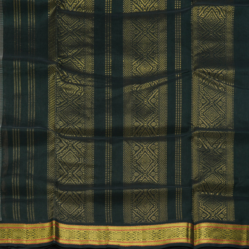 Hayagrivas Beige Pure Silk Cotton Saree SSCBF16D2-3