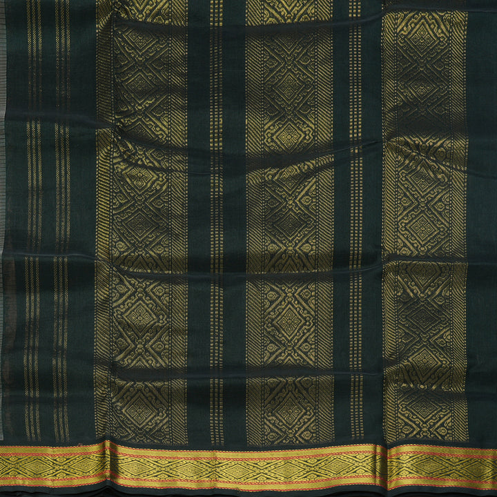 Hayagrivas Beige Pure Silk Cotton Saree SSCBF16D2-3