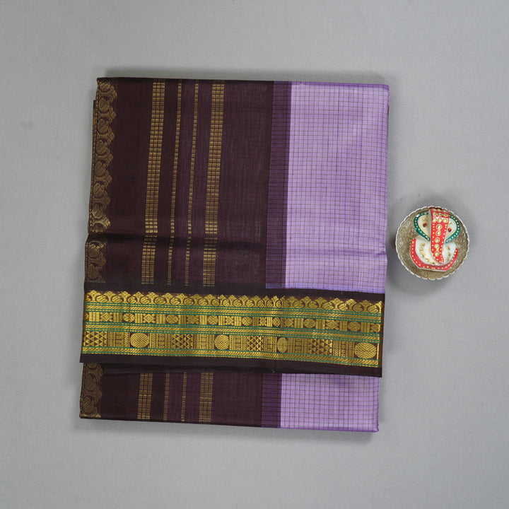 Hayagrivas Lavender Pure Silk Cotton Saree SSCBF16D2-5