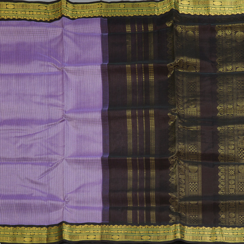 Hayagrivas Lavender Pure Silk Cotton Saree SSCBF16D2-5