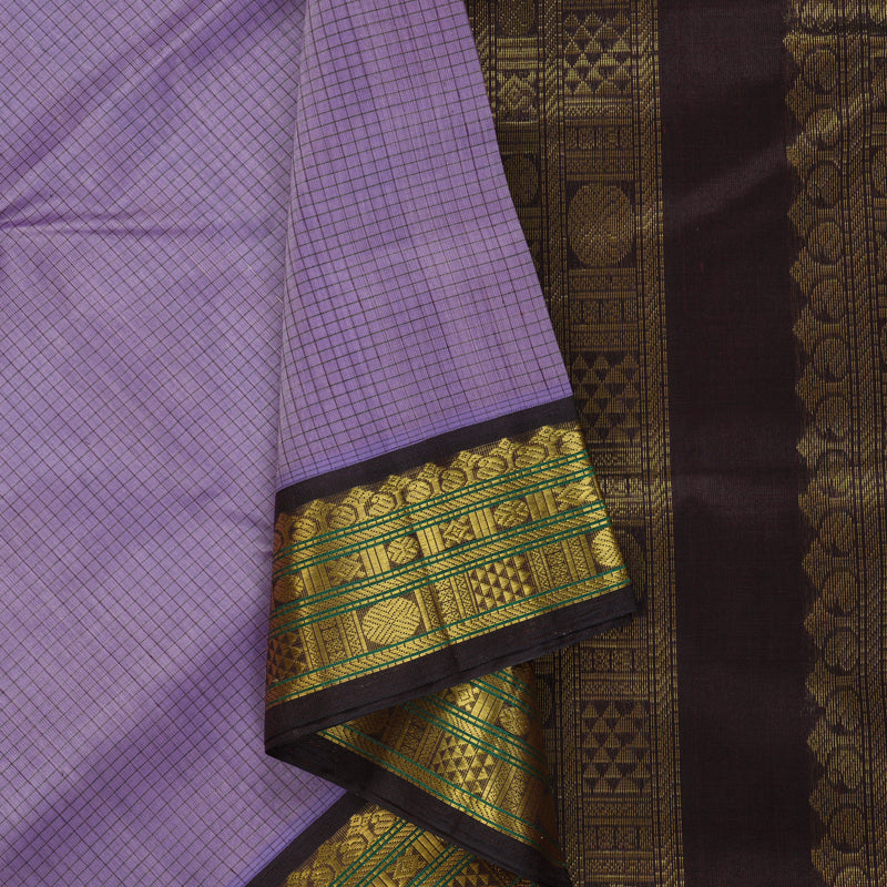 Hayagrivas Lavender Pure Silk Cotton Saree SSCBF16D2-5