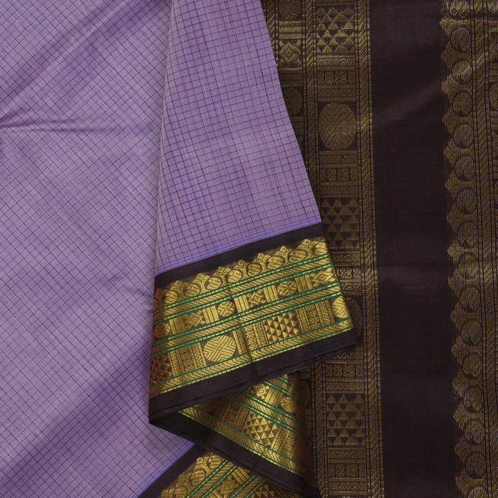Hayagrivas Lavender Pure Silk Cotton Saree SSCBF16D2-5