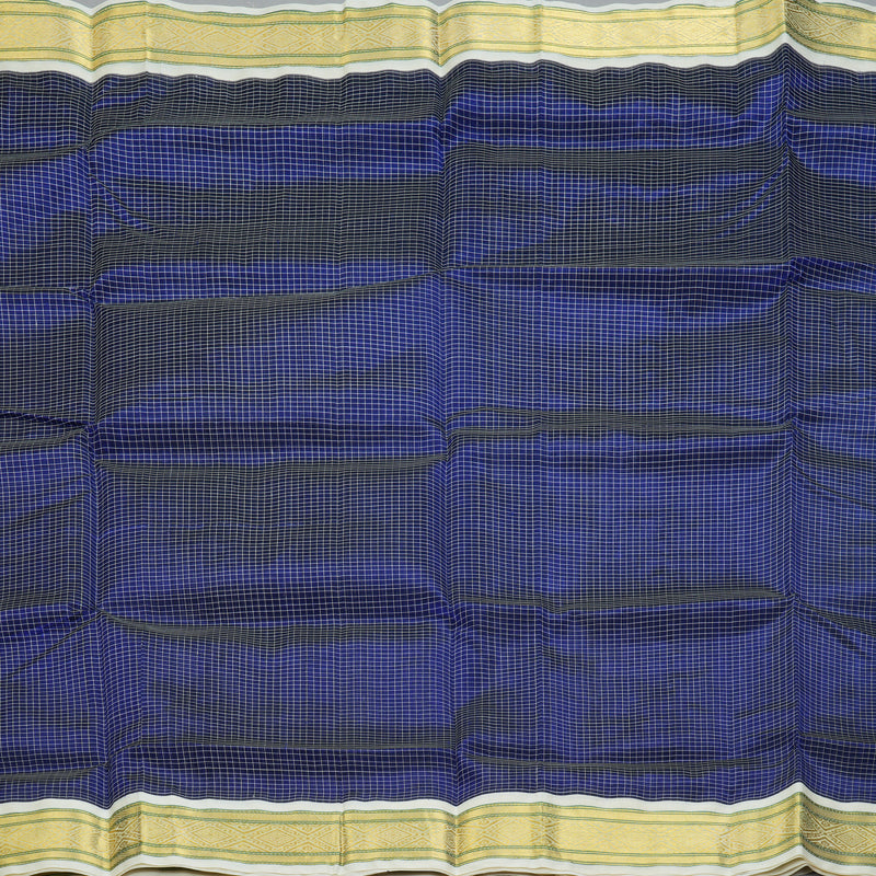 Hayagrivas Royal Blue Pure Silk Cotton Saree SSCBF16D2-7