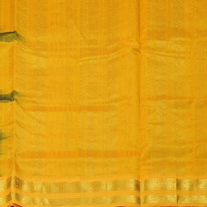 Hayagrivas Bottle Green Pure Silk Cotton Saree SSCBF16D3-12