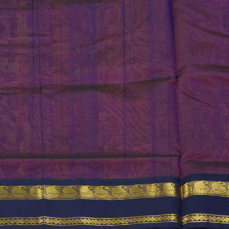 Hayagrivas Orange Pure Silk Cotton Saree SSCBF16D3-2