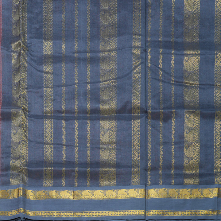 Hayagrivas Peach Orange Pure Silk Cotton Saree SSCBF16D3-8