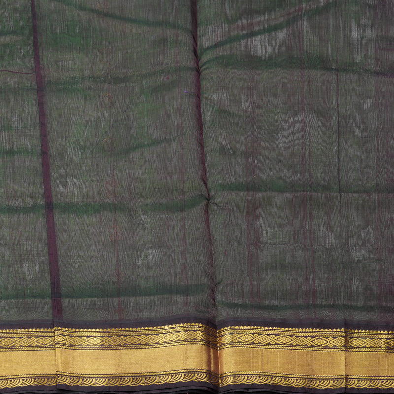 Hayagrivas Pista Green Pure Silk Cotton Saree SSCBF16D4-8
