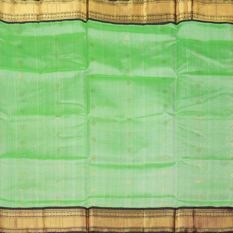 Hayagrivas Pista Green Pure Silk Cotton Saree SSCBF16D4-8