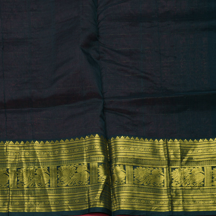 Hayagrivas Red Pure Silk Cotton Saree SSCBF16D5-10