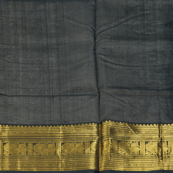 Hayagrivas Half-White Pure Silk Cotton Saree SSCBF16D5-7