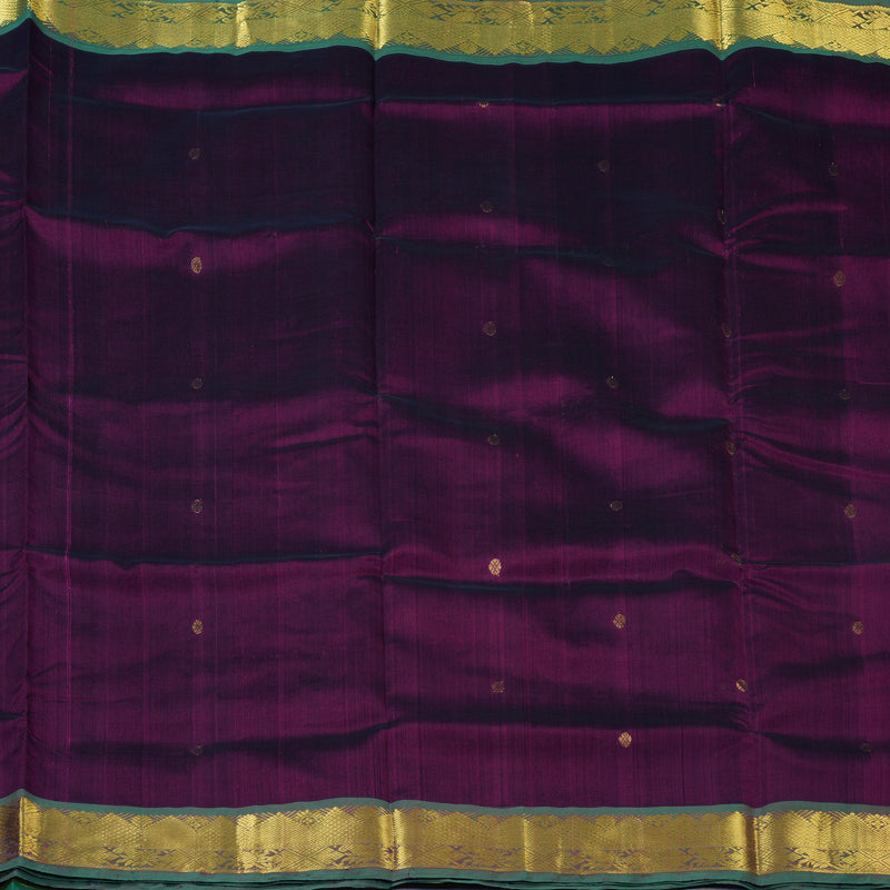 Hayagrivas Burgundy Pure Silk Cotton Saree SSCBF16D7-1