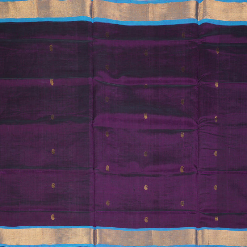 Hayagrivas Violet Pure Silk Cotton Saree SSCBF16D7-4