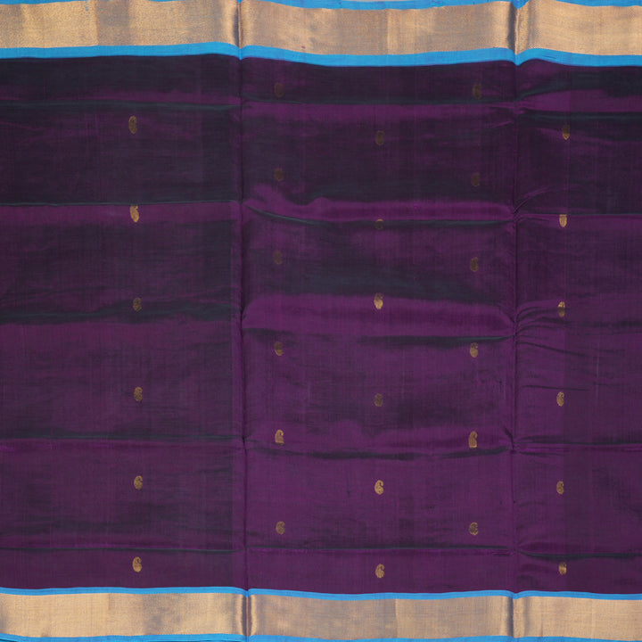 Hayagrivas Violet Pure Silk Cotton Saree SSCBF16D7-4