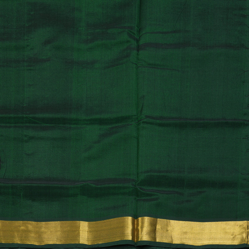 Hayagrivas Bottle Green Pure Silk Cotton Saree SSCBF16D7-8