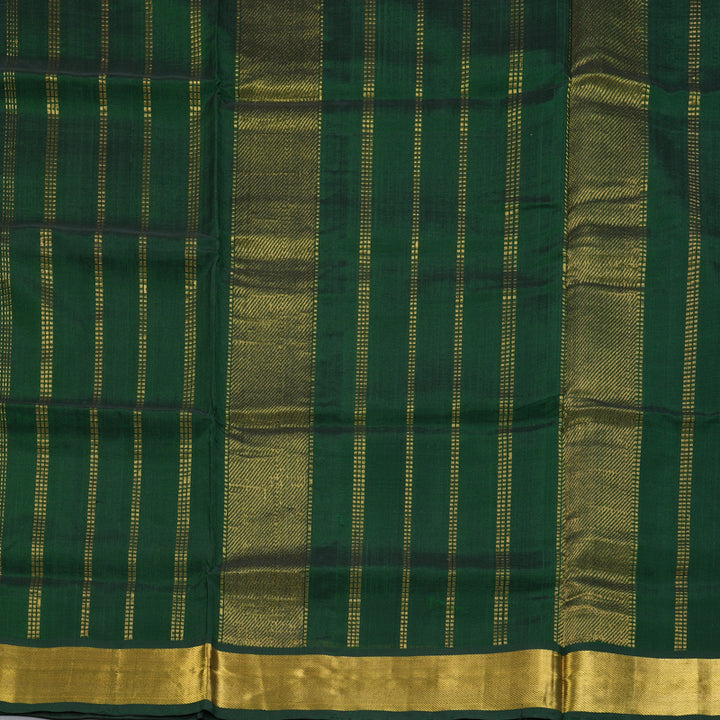 Hayagrivas Bottle Green Pure Silk Cotton Saree SSCBF16D7-8