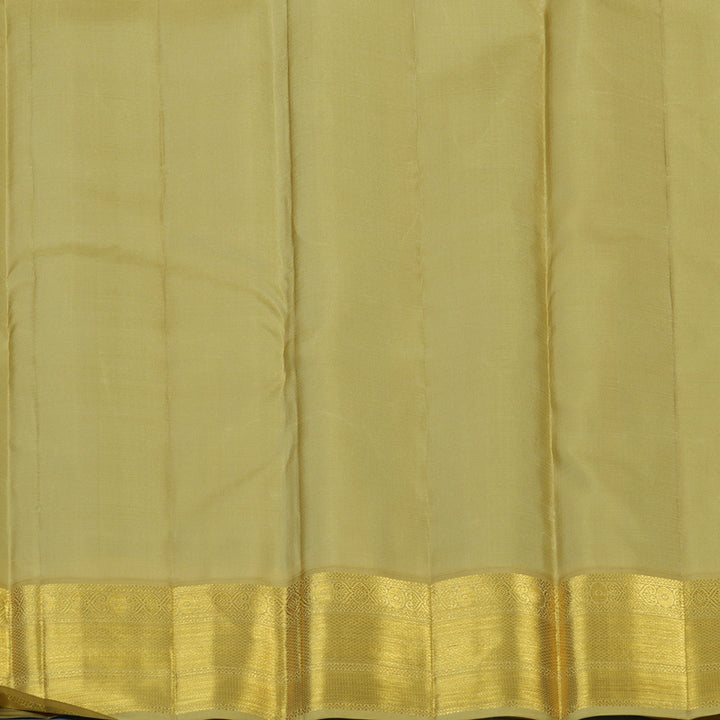 Hayagrivas Handloom Dark Purple Kanjivaram Silk Saree with Pista Green Border SSCBF23D16-7