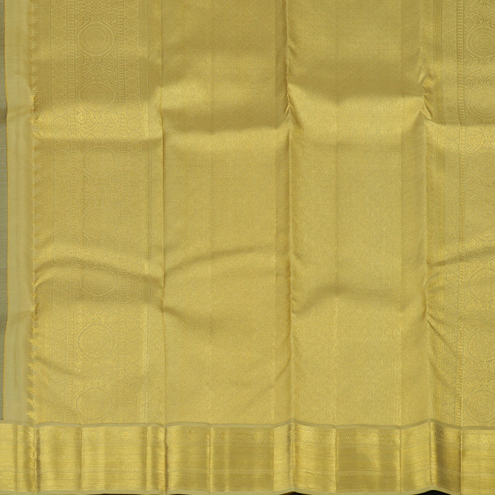 Hayagrivas Handloom Dark Purple Kanjivaram Silk Saree with Pista Green Border SSCBF23D16-7