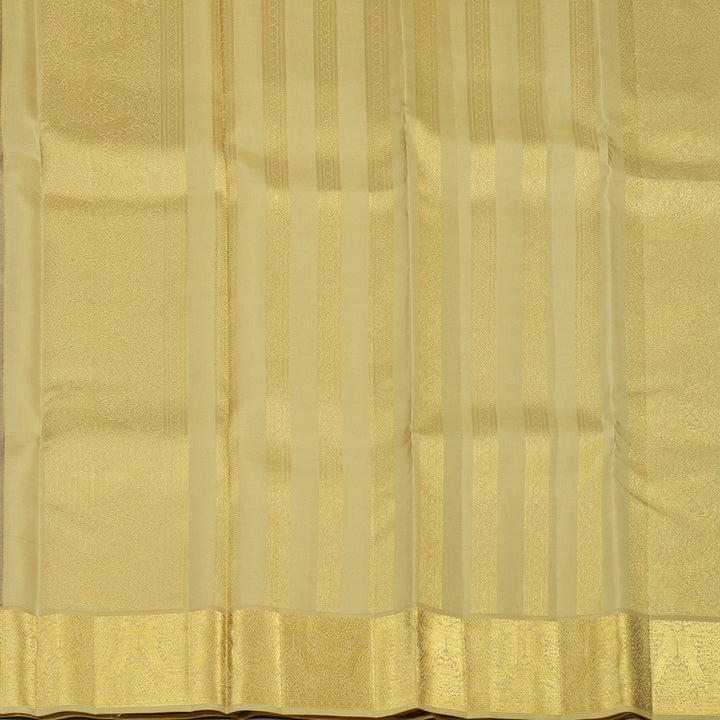 Hayagrivas Handloom Wine Maroon Kanjivaram Silk Saree with Sandal Border SSCBF23D16-9