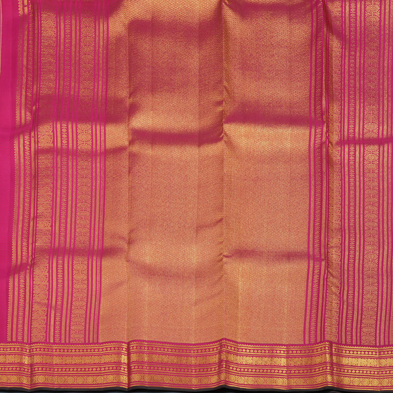 Hayagrivas Handloom Peach Pink Kanjivaram Silk Saree with Pink Border SSCBF23D18-1