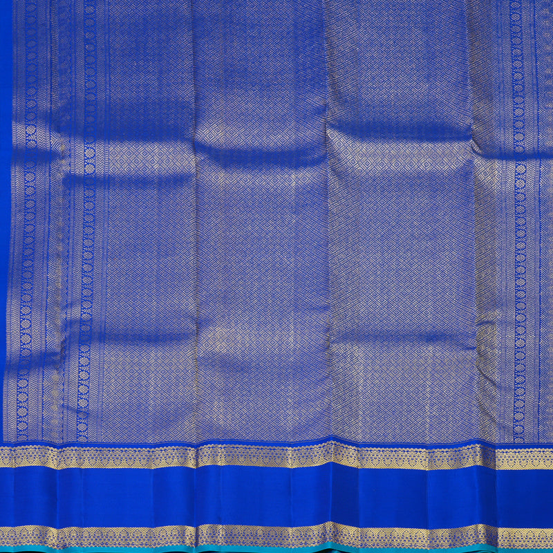 Hayagrivas Handloom Sky Blue Kanjivaram Silk Saree with MS Blue Border SSCBF23D19-3