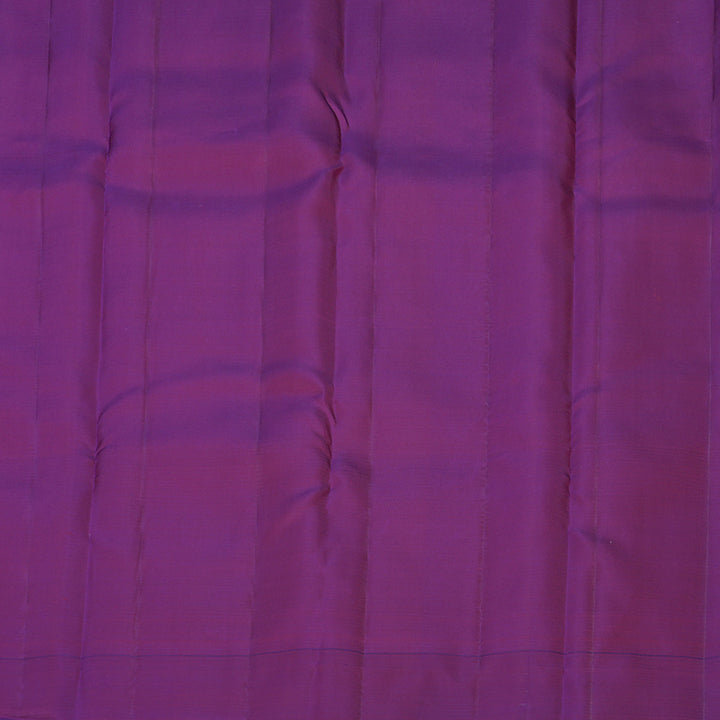 Hayagrivas Handloom Fanta Orange Kanjivaram Silk Saree with Purple Border SSCBF23D4-4