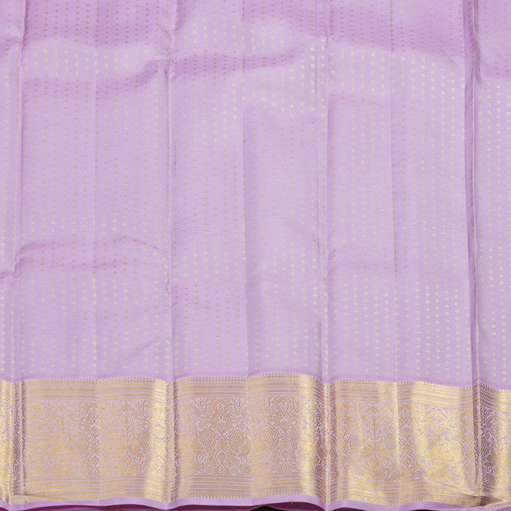 Hayagrivas Handloom Wine Maroon Kanjivaram Silk Saree with Lavendar Border SSCBF23D9-2