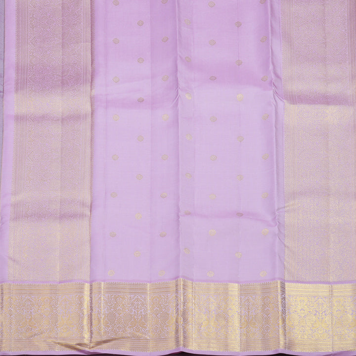 Hayagrivas Handloom Wine Maroon Kanjivaram Silk Saree with Lavendar Border SSCBF23D9-2