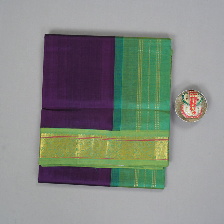 Hayagrivas Voilet Pure Silk Cotton Saree SSCBF34D1-13