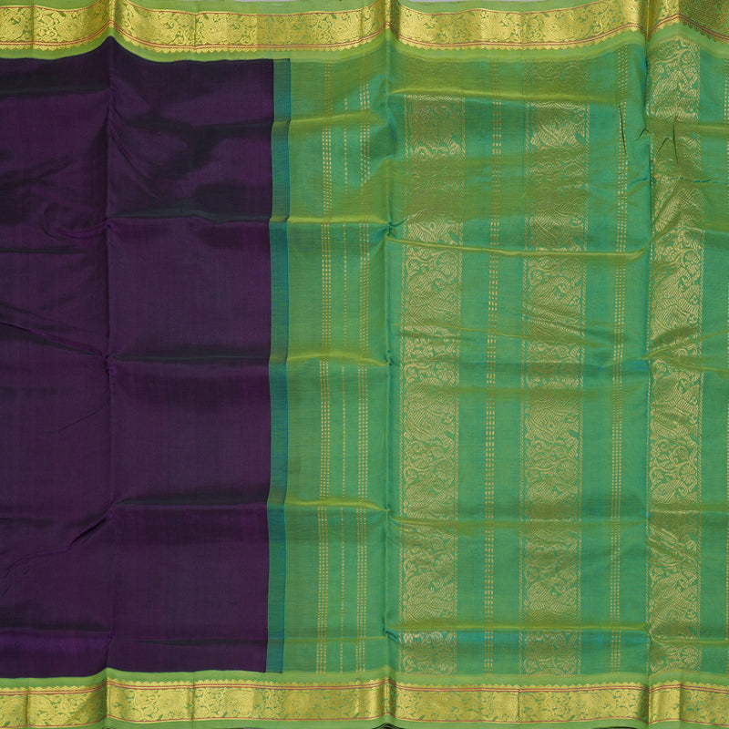 Hayagrivas Voilet Pure Silk Cotton Saree SSCBF34D1-13