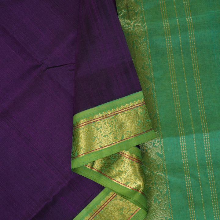 Hayagrivas Voilet Pure Silk Cotton Saree SSCBF34D1-13