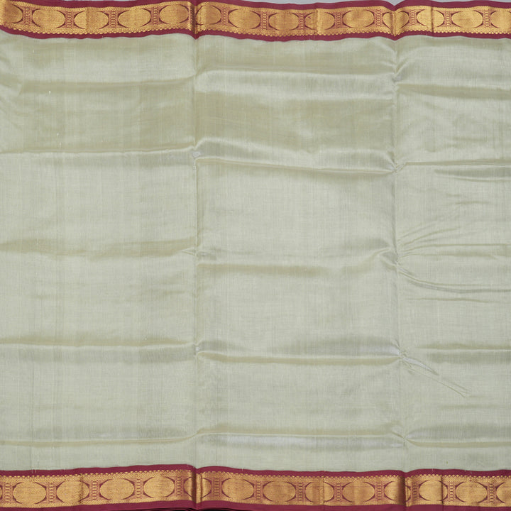 Hayagrivas Beige Pure Silk Cotton Saree SSCBF34D1-25