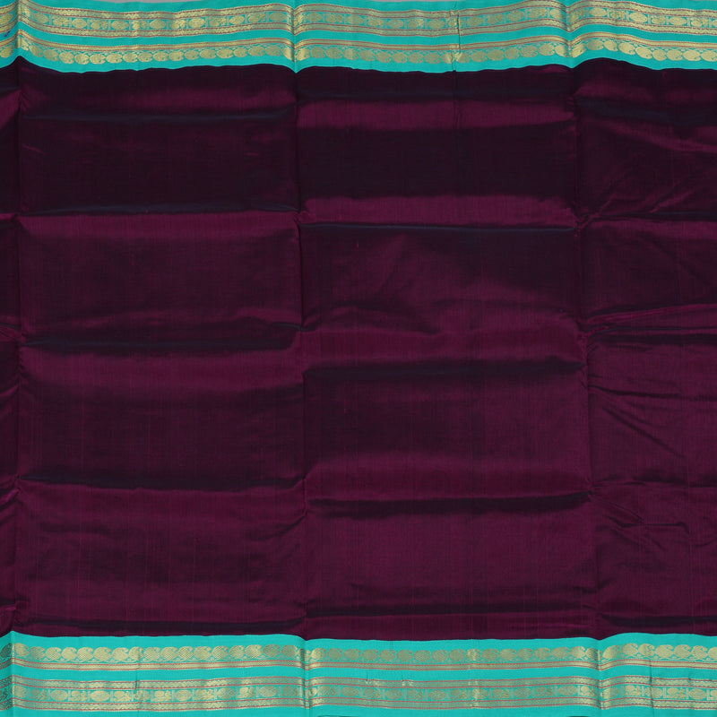 Hayagrivas Violet Pure Silk Cotton Saree SSCBF34D1-33