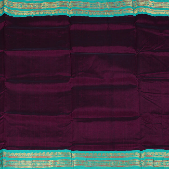 Hayagrivas Violet Pure Silk Cotton Saree SSCBF34D1-33
