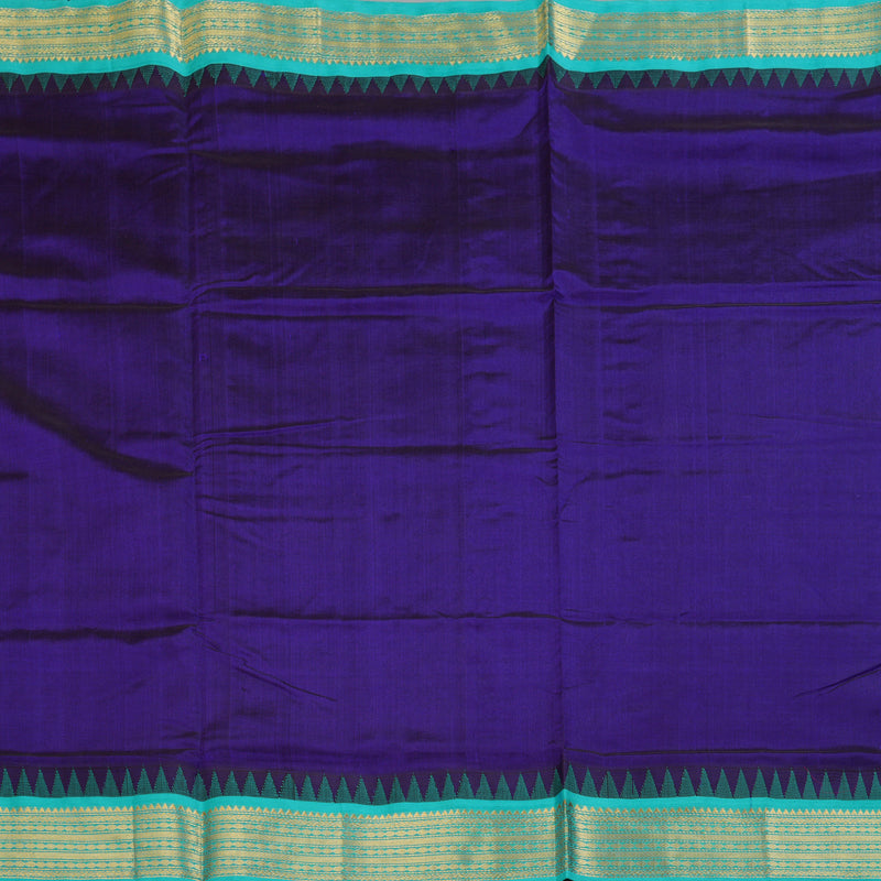 Hayagrivas Royal Blue Pure Silk Cotton Saree SSCBF34D3-42