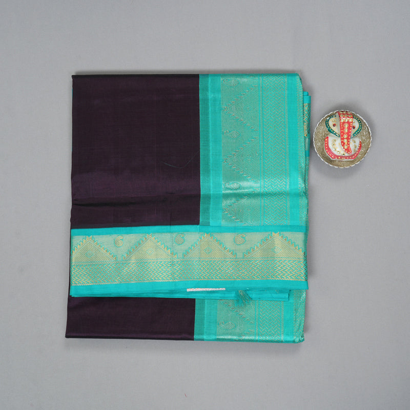 Hayagrivas Deep Nagapazham Pure Silk Cotton Saree SSCBF34D2-19