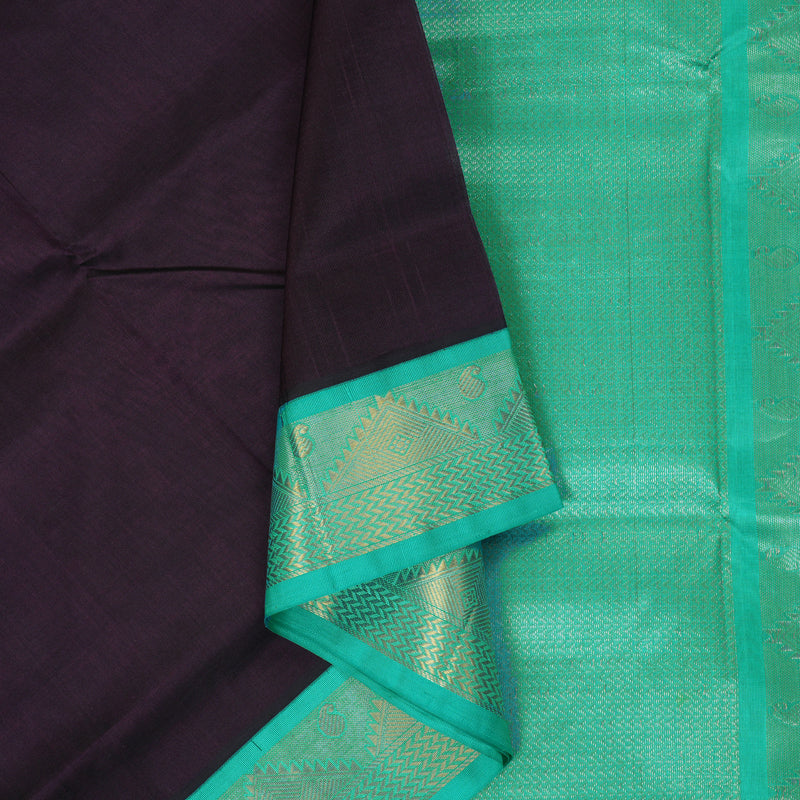 Hayagrivas Deep Nagapazham Pure Silk Cotton Saree SSCBF34D2-19