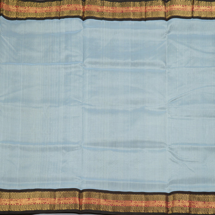 Hayagrivas Ash Grey Pure Silk Cotton Saree SSCBF34D2-2