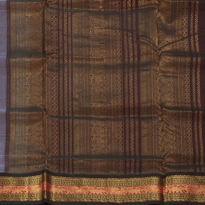 Hayagrivas Ash Grey Pure Silk Cotton Saree SSCBF34D2-2