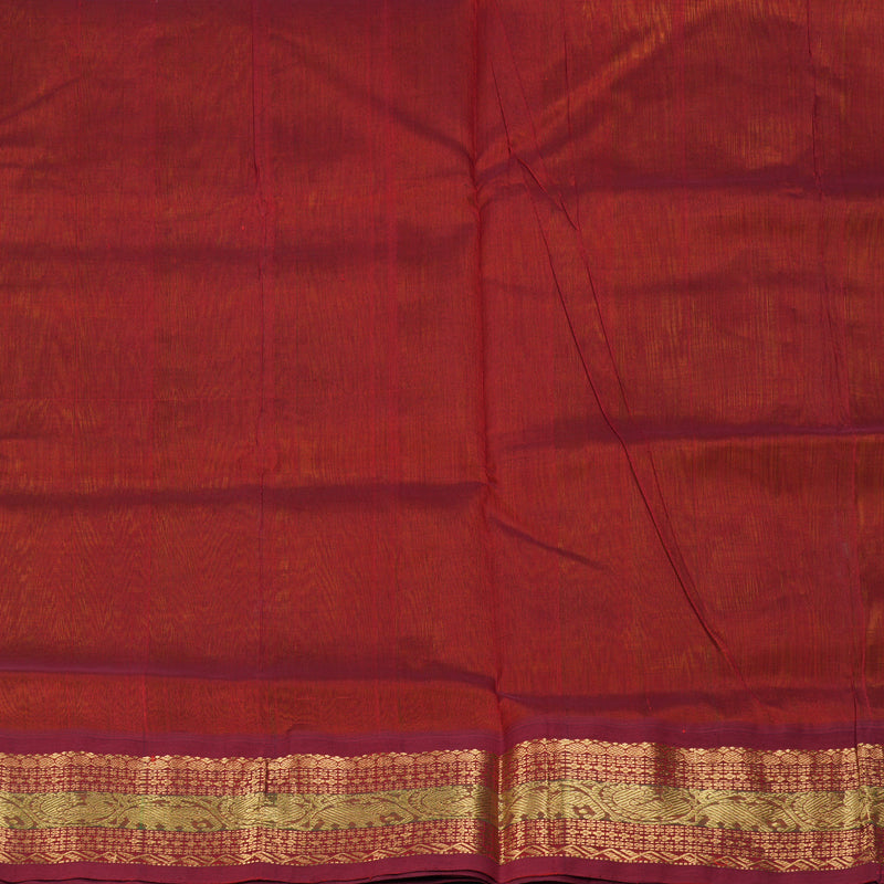 Hayagrivas Sampanga Yellow Pure Silk Cotton Saree SSCBF34D2-4