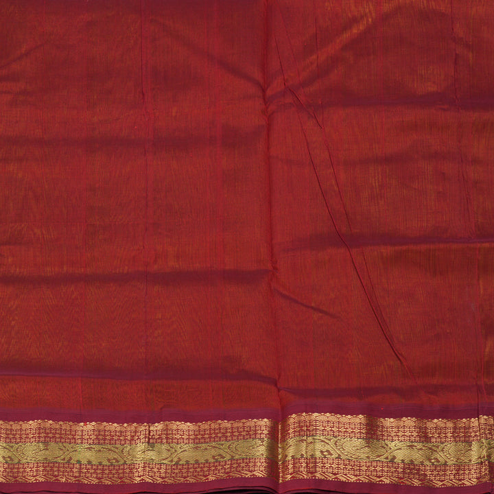 Hayagrivas Sampanga Yellow Pure Silk Cotton Saree SSCBF34D2-4