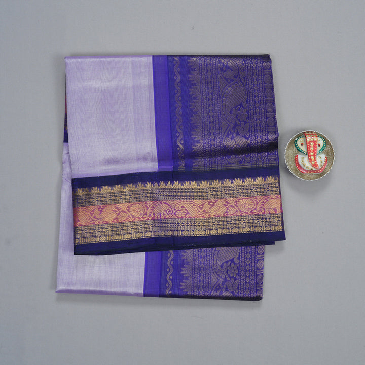 Hayagrivas Lilac Pure Silk Cotton Saree SSCBF34D2-7