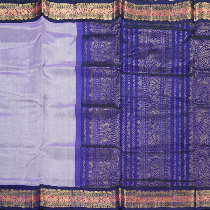 Hayagrivas Lilac Pure Silk Cotton Saree SSCBF34D2-7