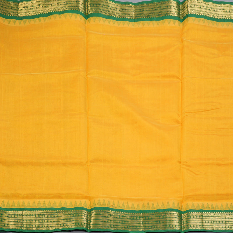Hayagrivas Yellow Pure Silk Cotton Saree SSCBF34D3-11