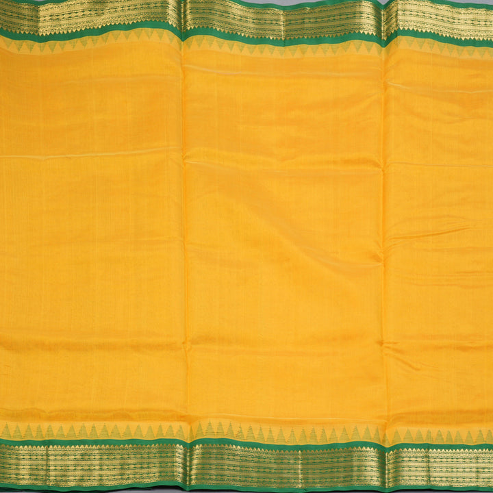Hayagrivas Yellow Pure Silk Cotton Saree SSCBF34D3-11