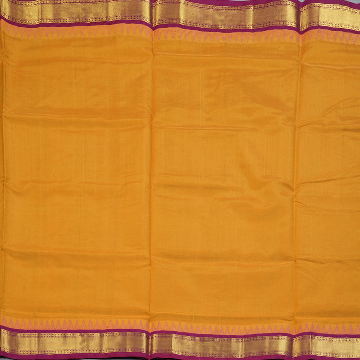 Hayagrivas Turmeric Yellow Pure Silk Cotton Saree SSCBF34D3-16
