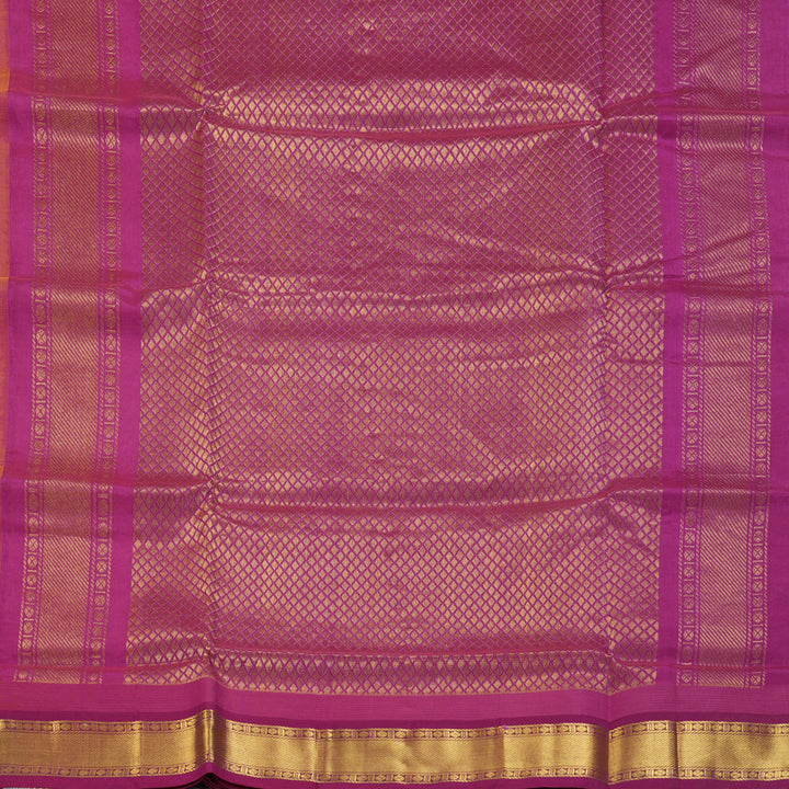 Hayagrivas Turmeric Yellow Pure Silk Cotton Saree SSCBF34D3-16