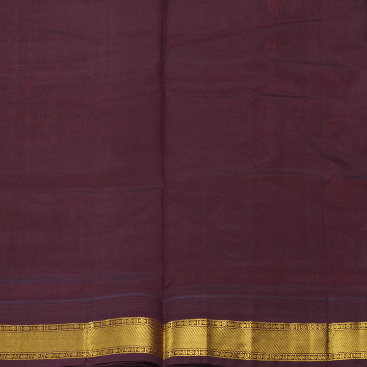 Hayagrivas Rust Orange Pure Silk Cotton Saree SSCBF34D3-57