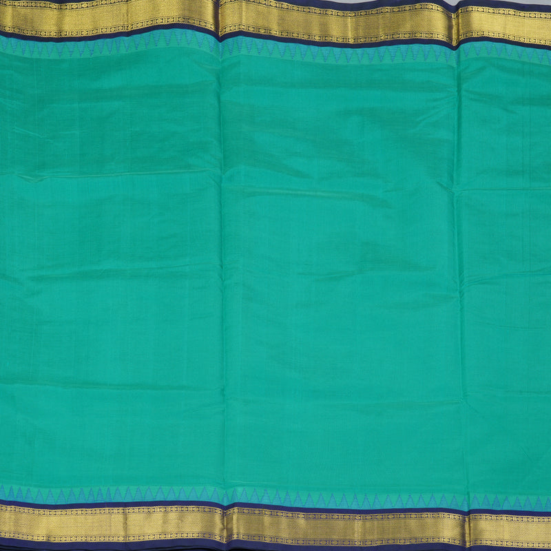 Hayagrivas Sea Green Pure Silk Cotton Saree SSCBF34D3-7