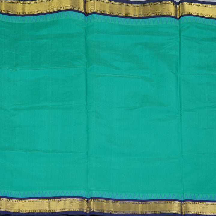 Hayagrivas Sea Green Pure Silk Cotton Saree SSCBF34D3-7